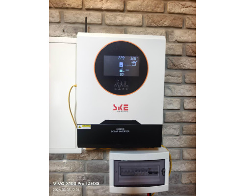 Гібридний інвертор SKE PH21-10.2K 10200W 48V, MPPT 150A, чиста синусоїда, Wi-Fi
