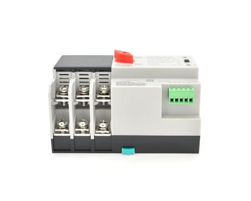 Автомат ввода резерва (АВР) двухполюсный OSGQ8-125/3P, 230V/125A на DIN-рейку для генераторов