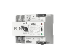 Автомат ввода резерва (АВР) двухполюсный YRQ2PC-125 Wifi ATS, 2P 125A 220V, E-Welink App на DIN-рейку для генераторов