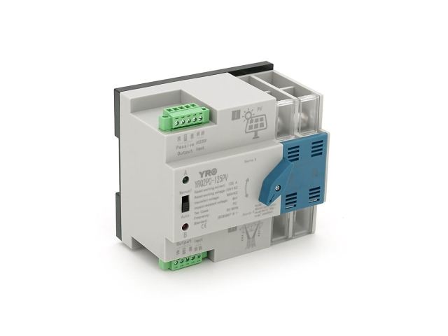 Автомат ввода резерва (АВР) двухполюсный RQ2PC-125PV , 220V/125A на DIN-рейку для инверторов