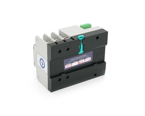 Автомат ввода резерва (АВР) трехполюсный YRQ2PC-125, 400V/125A на DIN-рейку для генераторов