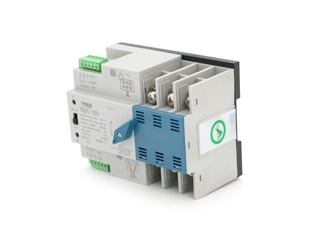 Автомат ввода резерва (АВР) трехполюсный YRQ2PC-125PV , 400V/125A на DIN-рейку для инверторов
