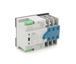 Автомат ввода резерва (АВР) трехполюсный YRQ2PC-125PV , 400V/125A на DIN-рейку для инверторов