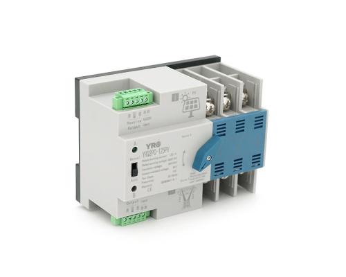 Автомат ввода резерва (АВР) трехполюсный YRQ2PC-125PV , 400V/125A на DIN-рейку для инверторов