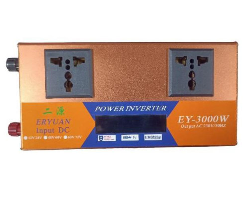 Преобразователь напряжения 3000Вт 12/24В на 220В LCD SMART ERYUAN ERYUAN