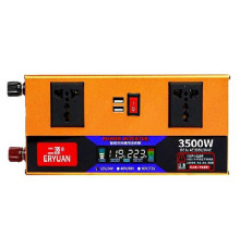 Преобразователь напряжения 3500W 12V/24V→220V LCD SMART инвертор ERYUAN ERYUAN