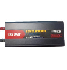 Преобразователь напряжения 6000W Чистый Синус 12V→220V LCD инвертор ERYUAN ERYUAN
