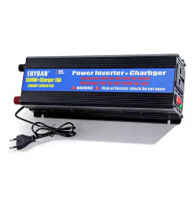 Преобразователь напряжения ERYUAN 1500W + CHARGER 10A 12V→220V ERYUAN