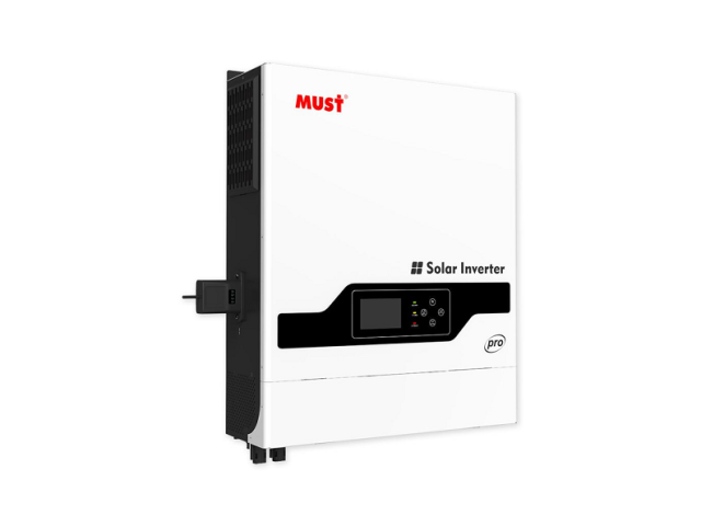 Гибридный инвертор MUST PV18-8048PRO II, 8000W, 48V, PV 2*4000W, ток заряда 1-120А, 160-275V, MPPT (120А, 90-430 Vdc), 425*527*145 мм