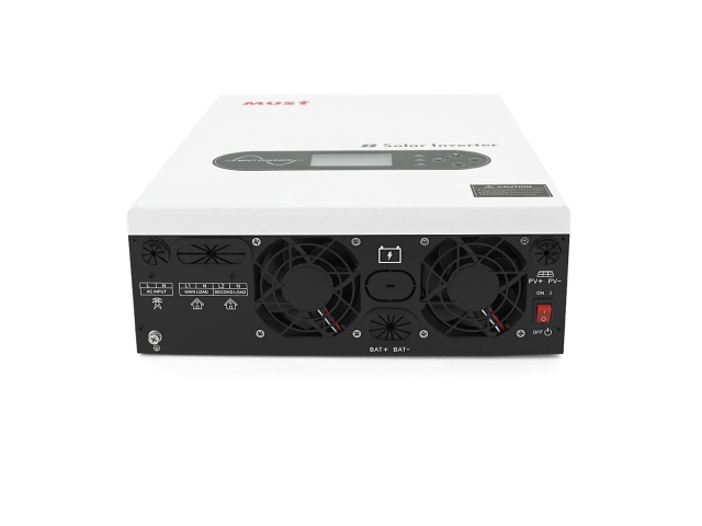 Гибридный инвертор MUST PV18-6048ECO. 6000W, 48V, ток заряда 100A, 170-280V, MPPT (100А, 60-360 Vdc), 318×454×122.5 мм. 9 кг.
