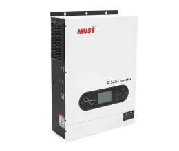 Гибридный инвертор MUST PV18-6048ECO. 6000W, 48V, ток заряда 100A, 170-280V, MPPT (100А, 60-360 Vdc), 318×454×122.5 мм. 9 кг.