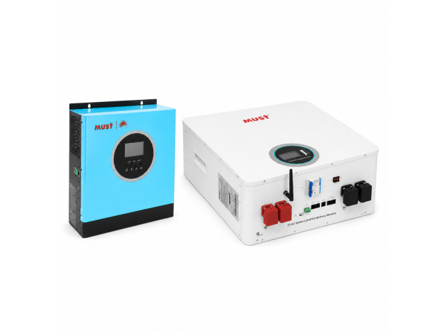 Комплект резервного живлення MUST PV18-3524ECO 3.5кВт + MUST LiFePO4 LP16-24320 25.6V 320Ah (8.19 кВт·год)