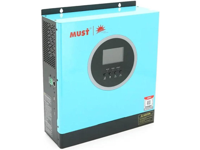 Комплект резервного живлення MUST PV18-3524ECO 3.5кВт + MUST LiFePO4 LP16-24320 25.6V 320Ah (8.19 кВт·год)