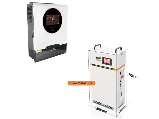 Комплект резервного питания SKE PH21-10.2K 10.2kW + LiFePO4 Braun Power CK48300 51.2V 314Ah 16kWh Smart Wi-Fi