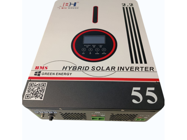 Гібридний інвертор BIG HOUSE SP-2200, 2200VA, 1800W, 12V, струм заряду 60A, MPPT (80А, 55-450 Vdc), 290х367х111