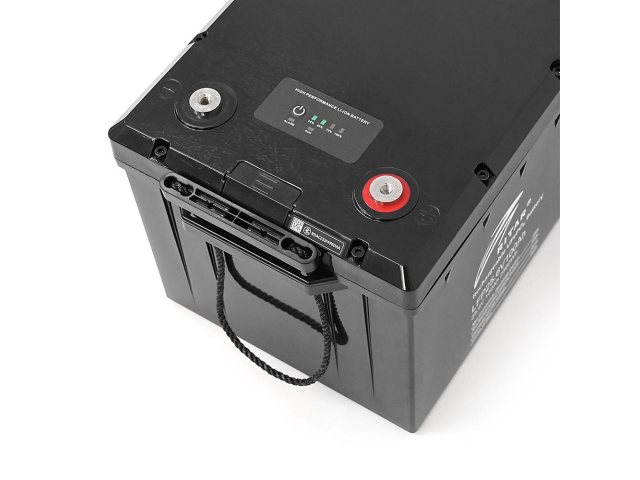 Акумуляторна батарея Ritar LiFePO4 25,6V 100Ah з Bluetooth, CAN/RS485, 2560Wh BMS100A@8S ( 522 х 240 х 219 (224) ), 25kg Q1