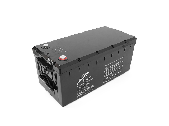 Акумуляторна батарея Ritar LiFePO4 25,6V 100Ah з Bluetooth, CAN/RS485, 2560Wh BMS100A@8S ( 522 х 240 х 219 (224) ), 25kg Q1