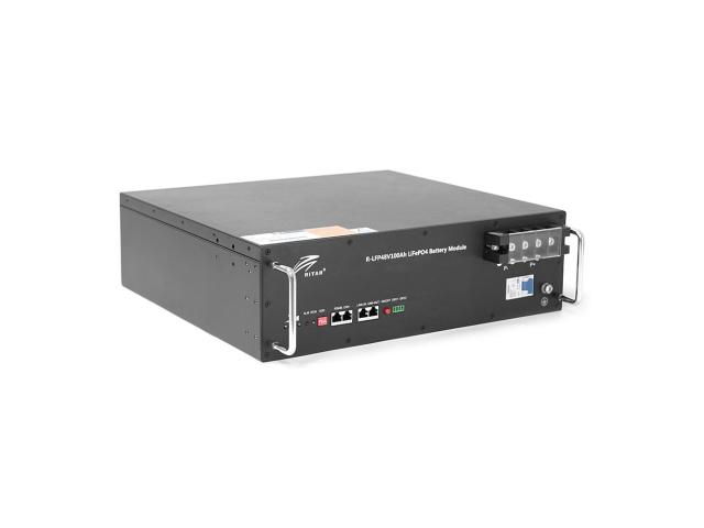 Акумуляторна батарея Ritar LiFePO4 48V 100Ah 4800Wh BMS100@16S для монтажу у стійку ( 442 x450 х 175 ), 52,4kg Q1