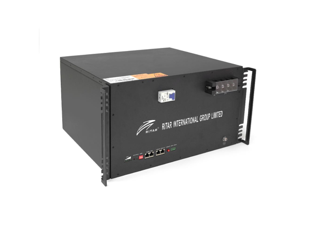 Акумуляторна батарея Ritar LiFePO4 51.2V 150Ah 7680Wh BMS100A@16S для монтажу у стійку (495 x423 х 265), 74,6kg Q1