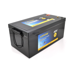 Акумуляторна батарея Vipow LiFePO4 51,2V 50Ah із вбудованою ВМS платою 40A, 48V (520x269x220), 24kg