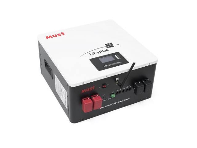 Комплект резервного живлення MUST 3.0 кВт + Смарт LiFePO4 акумулятор 24V 100Ah (2,56 кВт·год)